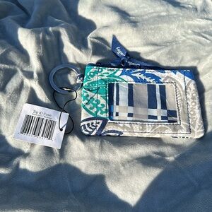 NWT Vera Bradley Zip ID Case 10125-G57 Santiago